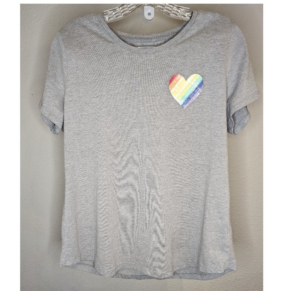 Large - Sonoma * Rainbow Heart Top